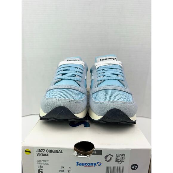 Saucony Jazz Original Womens Size 6 Retro Sneakers Light Blue S60368-41 Shoes - Picture 3 of 10